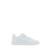 Valentino Garavani Lädersneakers med kon- och nitardekoration White, H...