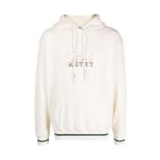 Autry Broderad Logosweatshirt White, Herr