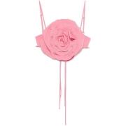 Blumarine Rosa Rosa Justerbara Spaghettiband Topp Pink, Dam