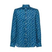 Barba Casual Shirts Blue, Herr