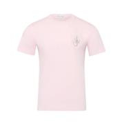 JW Anderson Grafiskt Tryck Rosa T-shirt Pink, Herr