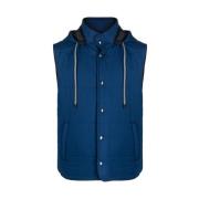 Mazzarelli Vests Blue, Herr