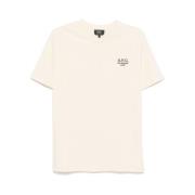 A.p.c. Beige Crew Neck T-shirt Beige, Herr