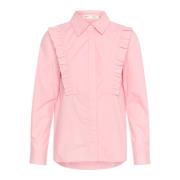 InWear Volangskjorta Blus Ljusrosa Pink, Dam