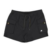 K-Way Mellow Badshorts för Män Black, Herr