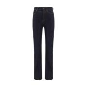 Saint Laurent Klassiska Straight Leg Jeans Blue, Dam