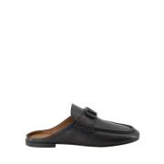 Valentino Garavani Läder Slip-On VLogo Loafers Black, Herr