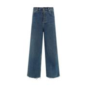 Gucci Stiliga Jeans med Bred Ramp Blue, Herr