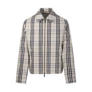 Burberry Rutig Jacka Multicolor, Herr