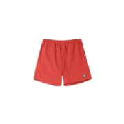 Obey Röda Nylon Shorts - Easy Eyes Red, Herr