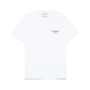 Iceberg Vit Crew Neck T-shirt Korta ärmar White, Herr