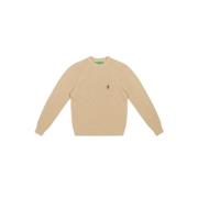 Garment Workshop Crewneck i sandfärg Beige, Herr