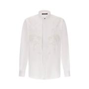 Roberto Cavalli Broderad Klassisk Skjorta Tillverkad i Italien White, ...