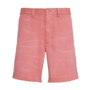 Ralph Lauren Röda Straight Fit Chino Shorts Red, Herr