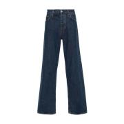 Sunflower Indigo Blue Denim Straight Leg Jeans Blue, Herr