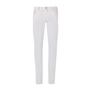 Kiton Slim Fit Vit Denim Jeans White, Herr