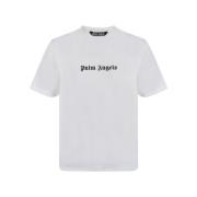 Palm Angels Ikoniskt Monogram Bomull T-shirt White, Herr