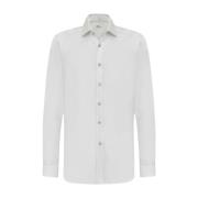 Kiton Lyxig Bomullsskjorta White, Herr