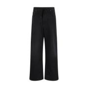 Balenciaga Denim Baggy Jeans Black, Herr