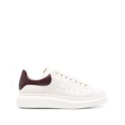 Alexander McQueen Vit Snörad Sneaker med Gummisula White, Herr