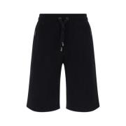 Dolce & Gabbana Bomullsshorts med dragkedjefickor Black, Herr