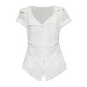 Cult Gaia Top Shallie White, Dam