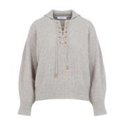 Max Mara Blonde Pullover Sweater Gray, Dam