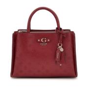 Guess Stilren Axelväska Claret Satin Red, Dam