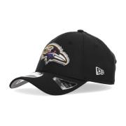 New Era Curvy Visor Hat NFL Draft Baltimore Ravens Black, Unisex