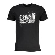 Cavalli Class Kortärmad svart herr T-shirt Black, Herr