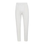 Kiton Kashmirjoggingbyxor Mjuk Vit White, Herr