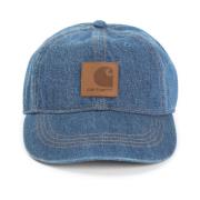 Carhartt Wip Blå Lincoln Cap för stiligt utseende Blue, Herr