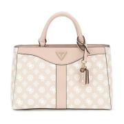 Guess Liten Sand Logo Axelväska Pink, Dam