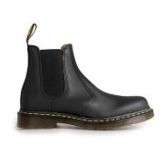 Dr. Martens Svarta Släta Läderstövlar Black, Herr