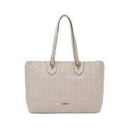 Liu Jo Ecs M Tote Väska Beige, Dam