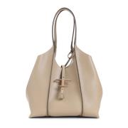 Tod's Neutral Shopper Väska Beige, Dam