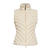 Moncler Dunväst Granes Beige, Dam