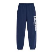 Sporty & Rich Sweatpants från Wall Street-kollektionen Blue, Unisex