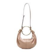 Chloé Woodrose Läder Hobo Väska Pink, Dam