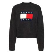 Tommy Jeans Huvtröja Black, Dam