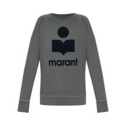 Isabel Marant Étoile Grå Raglanärm Crew Neck Sweatshirt Gray, Dam