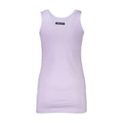 Cavalli Class Lila Bomull Dam Tank Top Purple, Dam