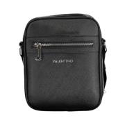 Valentino by Mario Valentino Svart axelväska med justerbar rem Black, ...