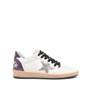 Golden Goose Stilrena, flerfärgade lädersneakers White, Dam