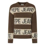 Pepe Jeans Helmi Sweater Brown, Dam