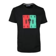 Bikkembergs Tshirt Black, Herr