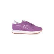 Sun68 Stargirl Suede Läder Sneakers Purple, Dam