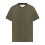 Ami Paris T-shirt med logotyp Green, Herr