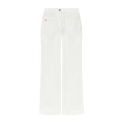 Victoria Beckham Vita Jeans för Kvinnor White, Dam