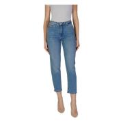 Ichi Mom Jeans Collection för kvinnor Blue, Dam